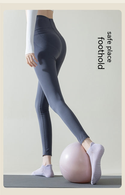 Women's Non-slip Silicone Cotton Pilates Fitness Socks