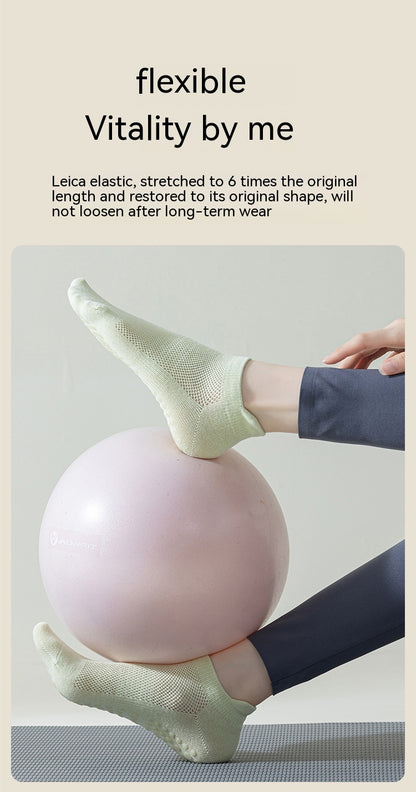 Women's Non-slip Silicone Cotton Pilates Fitness Socks