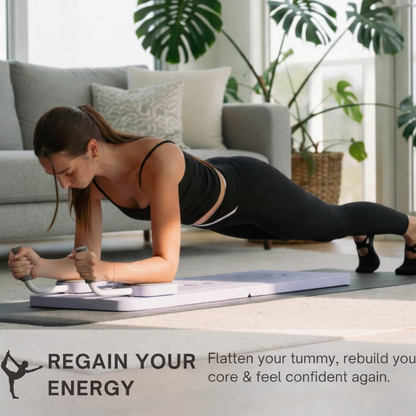 Compact At-Home Pilates Sliding Board