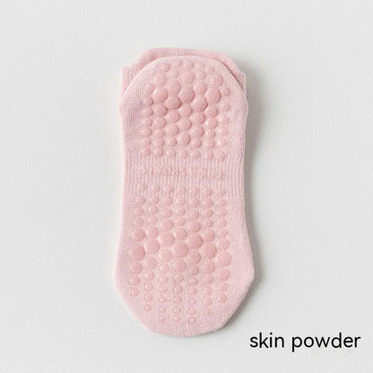 Women's Non-slip Silicone Cotton Pilates Fitness Socks