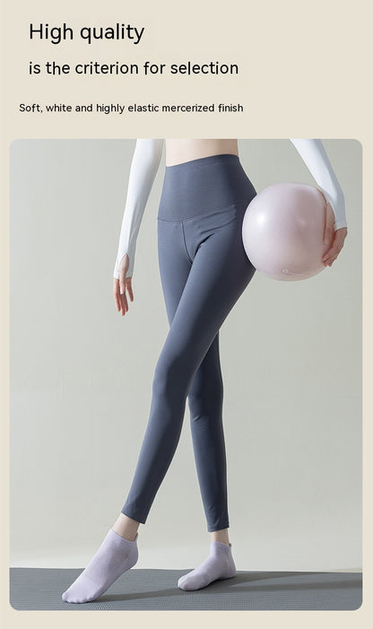 Women's Non-slip Silicone Cotton Pilates Fitness Socks